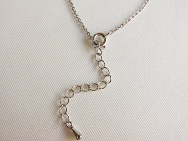 画像4: スワロフスキー・カーブラインネックレス（シルバー） (4)