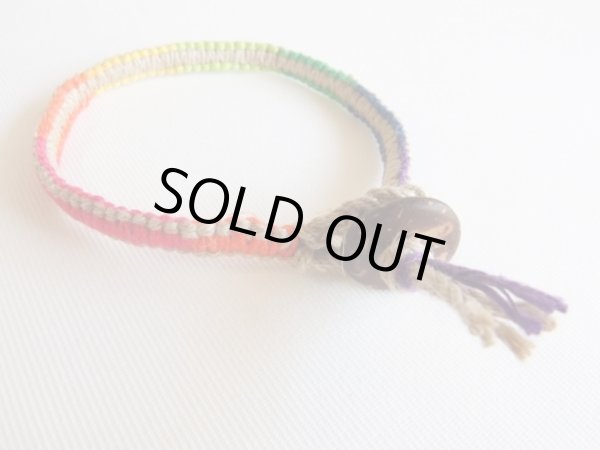 画像4: ヘンプ・リバーシブルブレスレット (4)