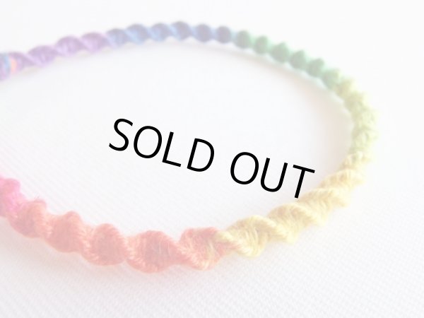 画像3: ヘンプ・ツイストブレスレット (3)