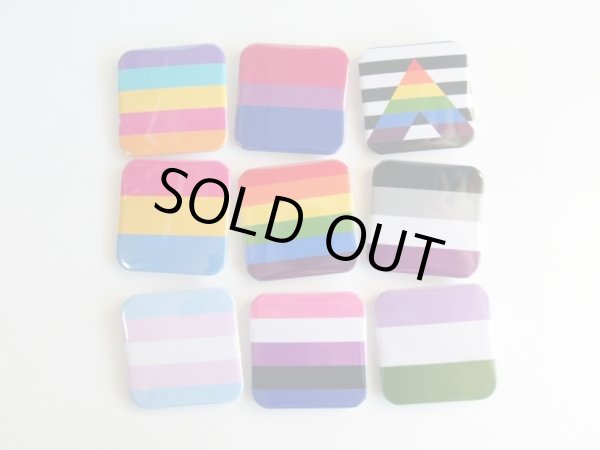 画像3: スクエア缶バッジ（アライカラー） (3)